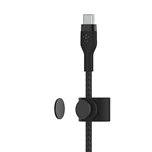Belkin BOOST↑CHARGE PRO lankstus USB kabelis, 3 m, USB 2.0 USB C, juodas