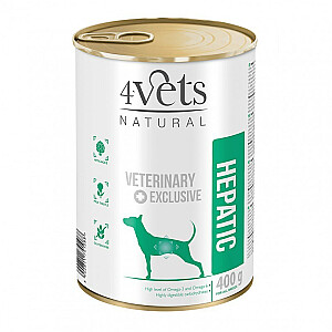 4VETS Natural Hepatic Dog - влажный корм для собак - 400 г