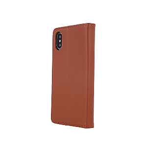 Fusion Genuine Leather книжка чехол для Xiaomi Redmi 12C коричневый