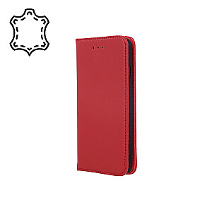 Fusion tikros odos knygų dėklas, skirtas Xiaomi Redmi 12C Red
