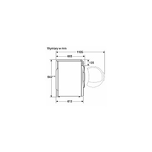 Drabužių džiovintuvas BOSCH WTH85V2KPL