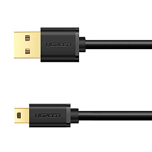 Kabelis USB 2.0 UGREEN 10355B, vyriškas, mini USB, 1 m