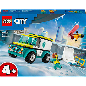 LEGO Friends greitosios pagalbos automobilis ir snieglentininkas (60403)