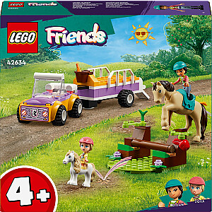 LEGO Friends priekaba su arkliais ir poniais (42634)