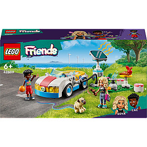 LEGO Friends elektromobilis ir įkrovimo stotelė (42609)