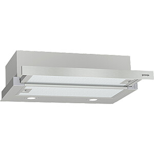 Gorenje TH62E4X Hood, C, Telescopic, Width 60 cm, Max extraction power 450 m³/h, Mechanical control, Stainless steel Gorenje