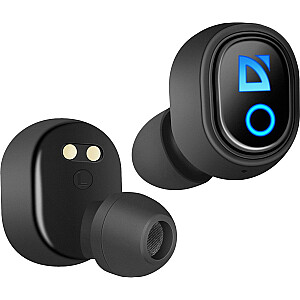 Headset Defender Twins 639 Laidinės ir belaidės į ausis įdedamos ausinės skambučiams / muzikai Micro-USB Bluetooth Black