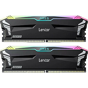 Память Lexar Ares RGB, DDR5, 32 ГБ, 6800 МГц, CL34 (LD5U16G68C34LA-RGD)