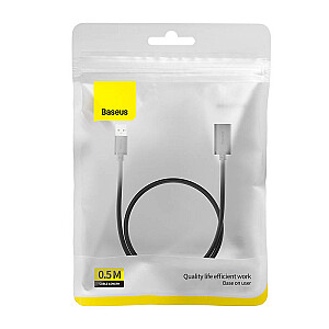 USB 2.0 Baseus ilgintuvas 0,5 m (juodas)