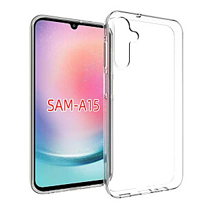 Fusion Ultra Back Case 1 mm silikoninis dėklas, skirtas Samsung A156 Galaxy A15 5G skaidrus