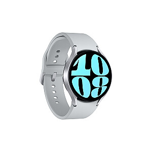 Samsung Galaxy Watch6 44 мм, цифровой сенсорный экран, серебристый