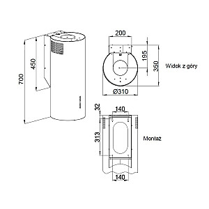 MAAN Elba 2 W 731 капот черный