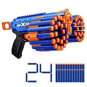 Pistoletas su 24 smūgiais. kulkos, nuotolis iki 30 metrų X-Shot Insanity Manic ZURU 8 g+ CB47145