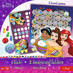 TREFL DISNEY PRINCESS Настольная игра 2 в 1 Принцессы