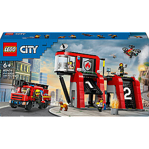 LEGO City gaisrinė su gaisrine mašina (60414)
