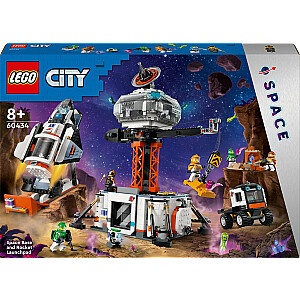 LEGO City kosminė stotis ir raketų paleidimo padėklas (60434)