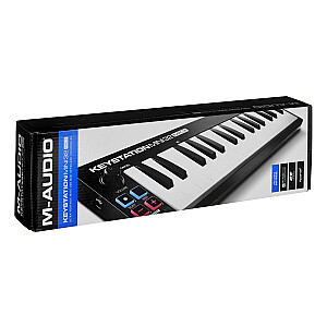 M-AUDIO Keystation Mini 32 MK3 MIDI klaviatūra 32 klavišai USB juoda, balta
