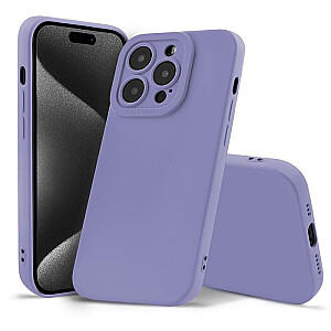 Fusion Softy patvarus silikoninis dėklas, skirtas Apple iPhone 13 Pro Purple