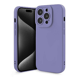 Fusion Softy patvarus silikoninis dėklas, skirtas Apple iPhone 15 Pro Purple
