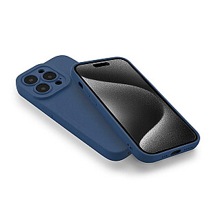 Fusion Softy patvarus silikoninis dėklas, skirtas Apple iPhone 15 Pro Blue