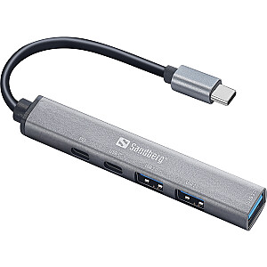 Sandberg 336-50 USB-C — 3xUSB-A+2xUSB-C Saver