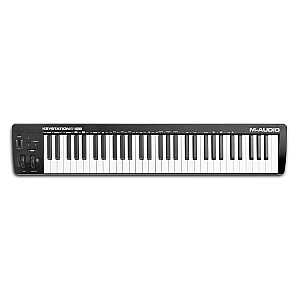 M-AUDIO Keystation 61 MIDI Keyboard MK3 61 Keys USB Black, White