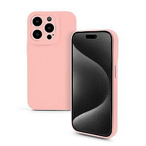 Fusion Softy patvarus silikoninis dėklas, skirtas Apple iPhone 15 Pro Pink