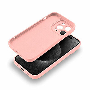 Fusion Softy patvarus silikoninis dėklas, skirtas Apple iPhone 15 Pro Pink