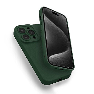 Fusion Softy patvarus silikoninis dėklas, skirtas Apple iPhone 15 Pro Green