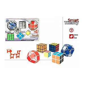 Rubiko kubo ir loginių gyvačių rinkinys Smart Theory 4+ CB47419