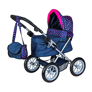 Bayer Deep Trendy lėlių vežimėlis tamsiai mėlynas 13054AA