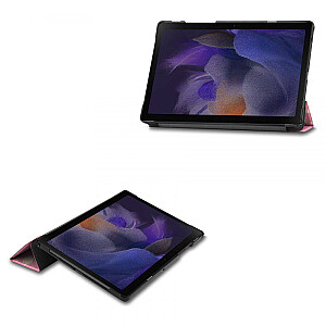 Fusion Marble magnetinis dėklas, skirtas planšetiniam kompiuteriui Samsung X200 | X205 Galaxy Tab A8 10.5 (2021) rožinė