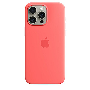 MagSafe silikoninis dėklas, skirtas Apple iPhone 15 Pro Max – rožinis