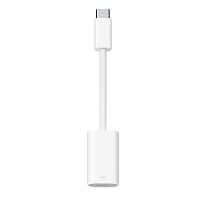 Apple MUQX3ZM/A lyties keitimo kabelis USB Type-C Lightning White