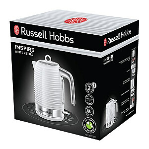 Elektrinis virdulys Russell Hobbs Inspire 1,7 L 2400 W Baltas