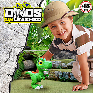 Dinozauras T-Rex Junior - šviesa, garsas ir judesys 27,5 cm 18 mėn. +CB49691