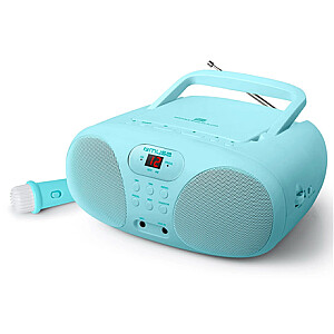 Muse MD-203 KB Portable Sing-A-Long Radio CD Player, Blue Muse