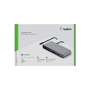 Проводная док-станция Belkin Thunderbolt 3 Pro, черная