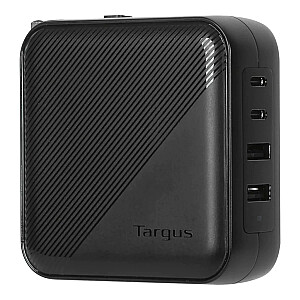 Зарядное устройство для мобильных устройств Targus APA109GL, универсальное, черное, переменный ток, быстрая зарядка для использования в помещении