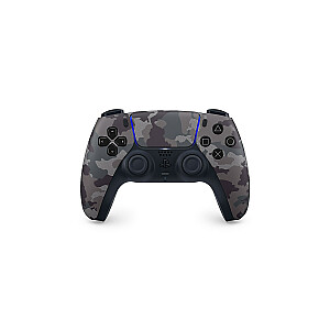 „Sony DualSense“ belaidis valdiklis, pilkas „Camouflage PlayStation 5“.