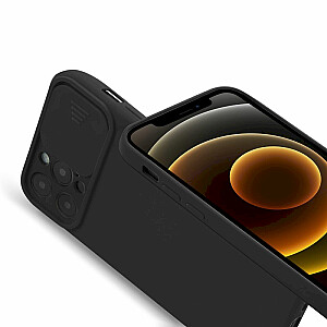 Fusion Camera Protect silikoninis dėklas, skirtas Samsung Galaxy A25 5G | 24 4G juoda