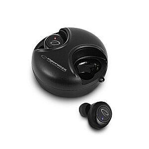 Esperanza EH228K Bluetooth TWS į ausis įdedamos ausinės, juodos