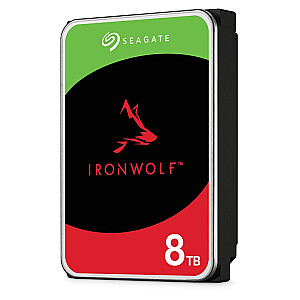 Seagate IronWolf ST8000VN002 3,5" 8TB Serial ATA III vidinis kietasis diskas