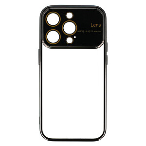 Fusion Electro Lens Back Case Silikoninis dėklas, skirtas Samsung A156 Galaxy A15 5G Black