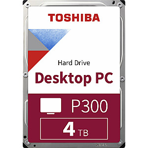 Toshiba P300 4 TB 3,5 colio SATA III diskas (HDWD240UZSVA)