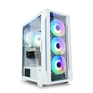 Zalman I3 NEO TG baltas, RGB ventiliatorius x4