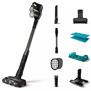 Philips Vacuum cleaner XC8349/01	Aqua Plus Cordless operating Handstick - W 25 V Operating time (max) 80 min Black Warranty 24 month(s)