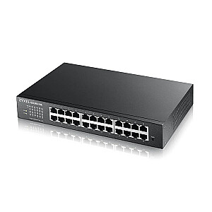 Tinklo jungiklis Zyxel GS1900-24E-EU0103F Valdomas Gigabit Ethernet L2 (10/100/1000) 1U juodas