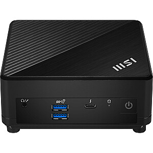 MSI Cubi 5 12M-002EU Intel® Core™ i5 i5-1235U 8 ГБ DDR4-SDRAM 512 ГБ твердотельный накопитель Windows 11 Pro Мини-ПК Черный