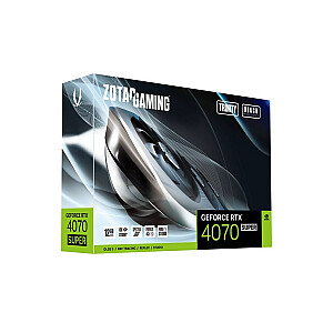Vaizdo plokštė Zotac ZT-D40720D-10P NVIDIA GeForce RTX 4070 SUPER 12 GB GDDR6X
